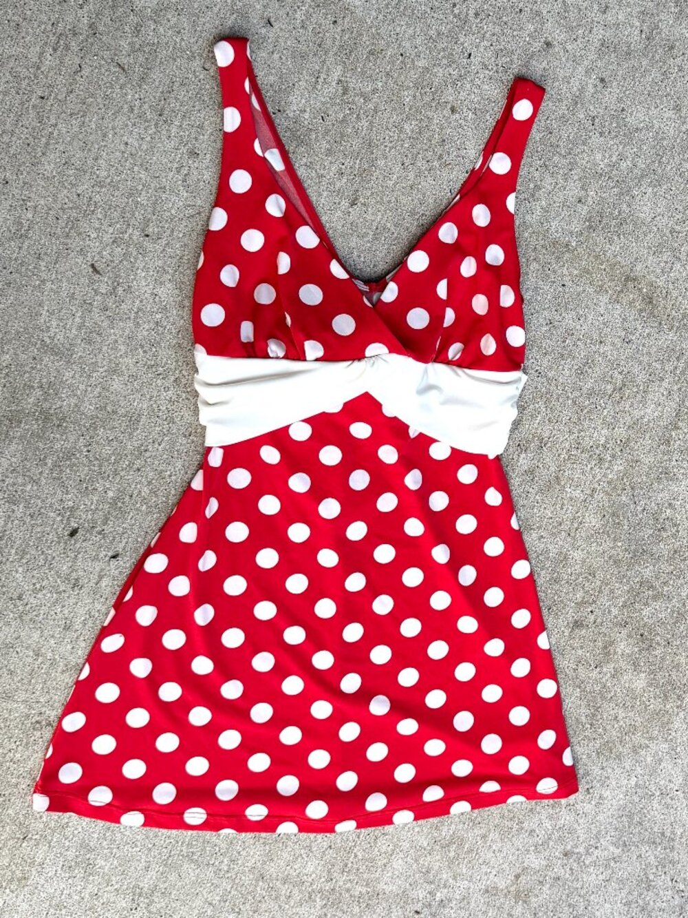 Vintage Y2K Retro Polka Dot Mini DressForever 21 Dead Stock NWT - Picture 4 of 6